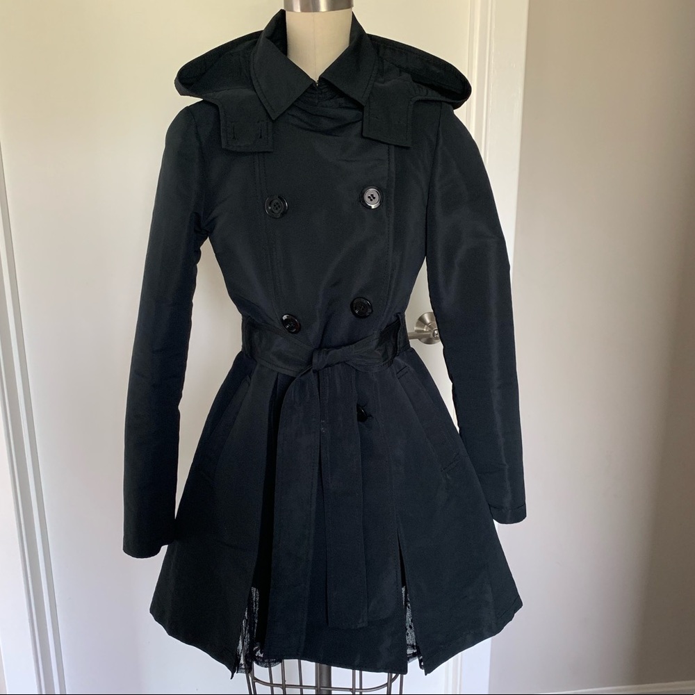 Red Valentino Double Breasted Belted Trench
